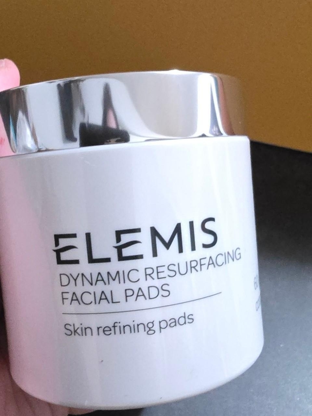ELEMIS White Jar with Silver Lid - Dynamic Resurfacing Facial Pads